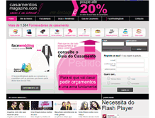 Tablet Screenshot of casamentosmagazine.com